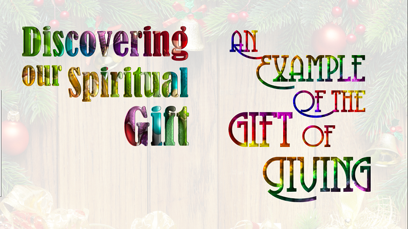 An Example of the Gift of Giving